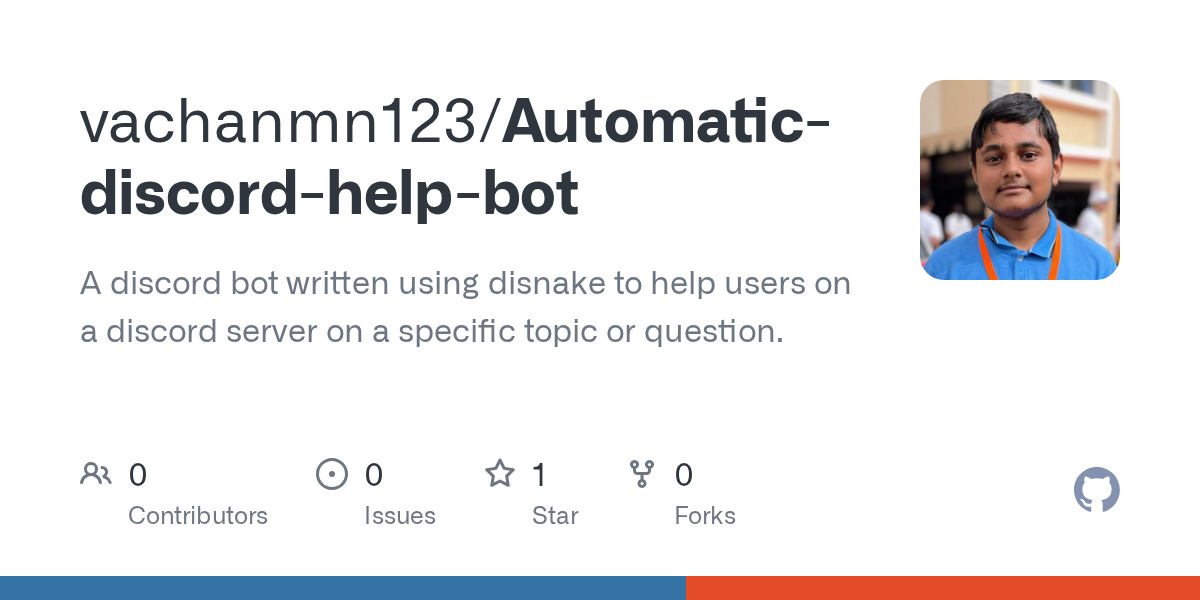 Automated Discord Help Bot using Python